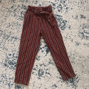 Lush Small Red Striped Pants